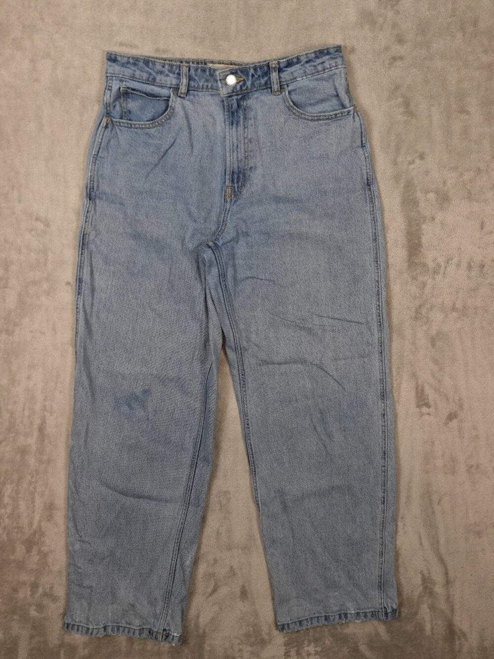 Everlane Way-High Wide Leg Jeans Women’s‎ 28 Light Wash Organic Cotton